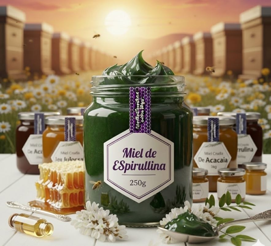 Miel Espirulina 250 G 1 Miel de Espirullina
